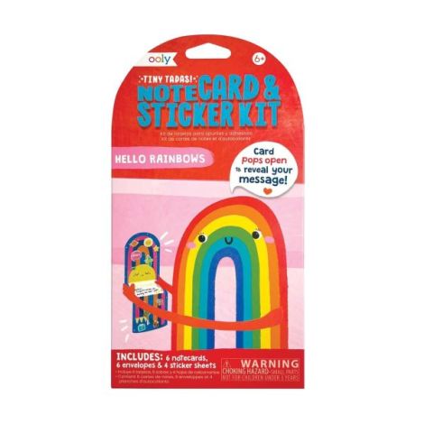 Set de carduri pentru notite si abtibilduri - Curcubee, Tiny Tadas! - imagine 6